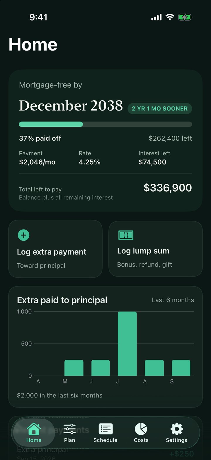 Home screen
