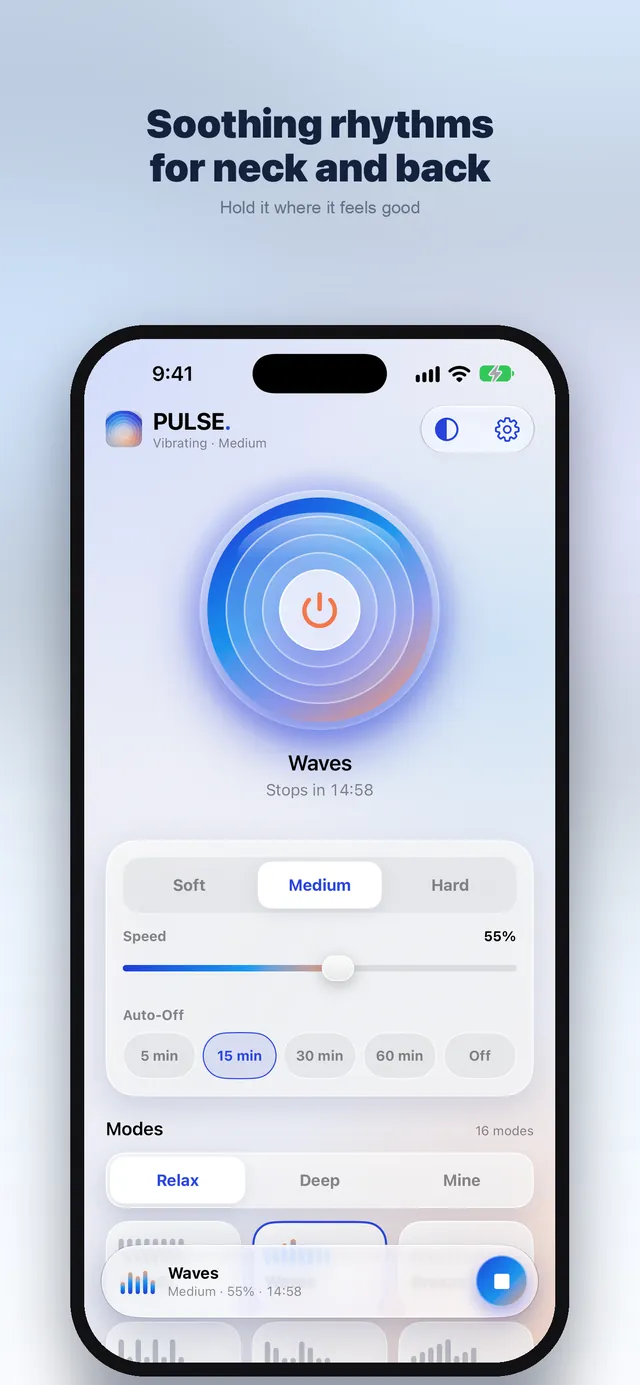 PULSE screenshot: Feel it while it plays