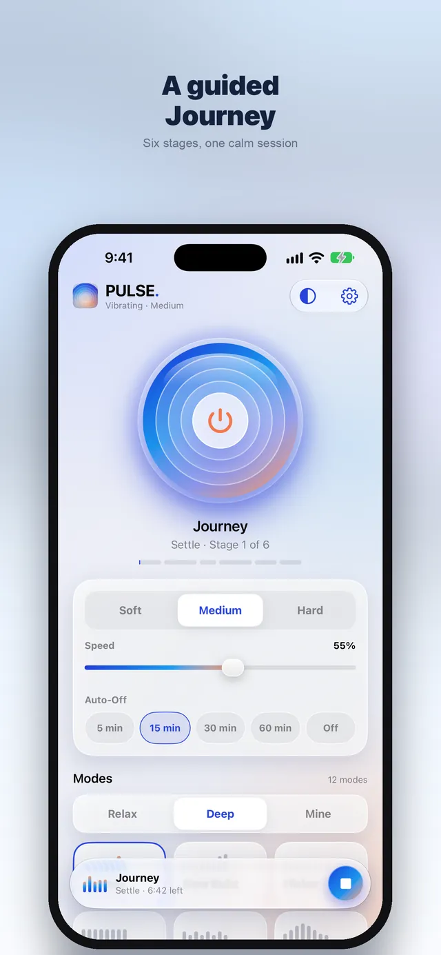PULSE screenshot: A guided Journey